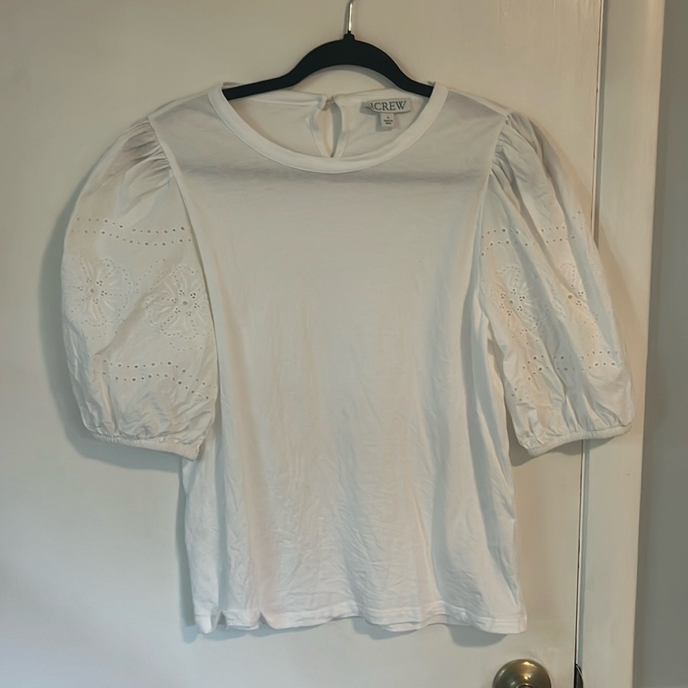 J. Crew puff sleeve top